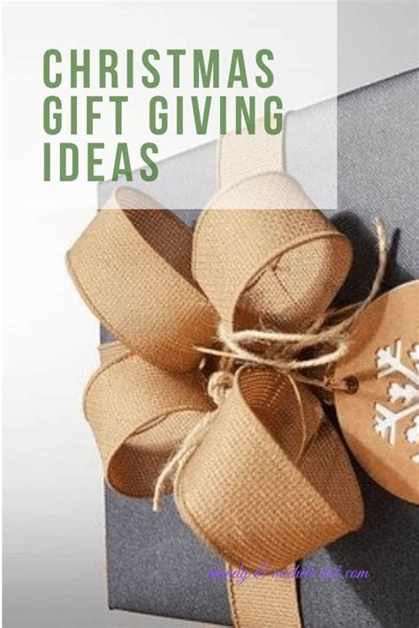 4 Gift-Giving Ideas for Christmas - Mandy and Michele