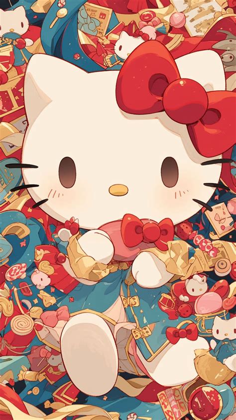 Hello Kitty Valentine's Day 4K Wallpaper | Pink Hello Kitty Backgrounds ...