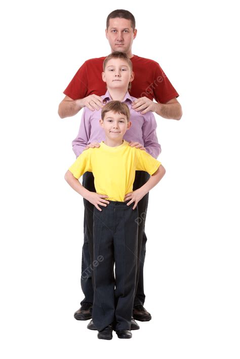 Dad And Two Sons Background, Parent, Son, Relationship PNG Transparent