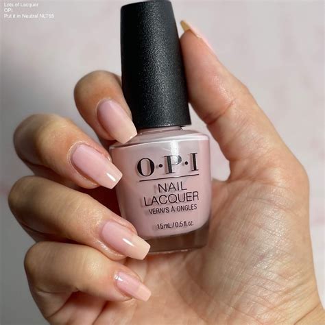 OPI Funny Bunny VS Put it in Neutral