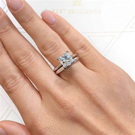 princess cut wedding rings 1