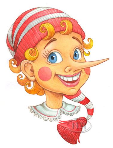 Иллюстрация буратино в стиле классика | Illustrators.ru