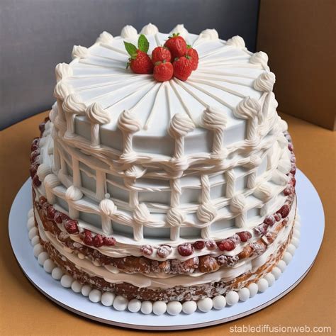 delivering   cake structure stable diffusion