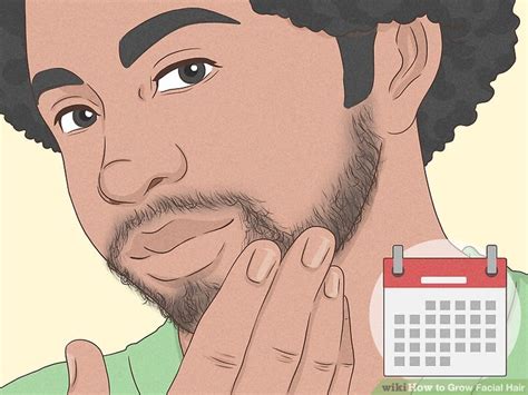 how to grow facial hair