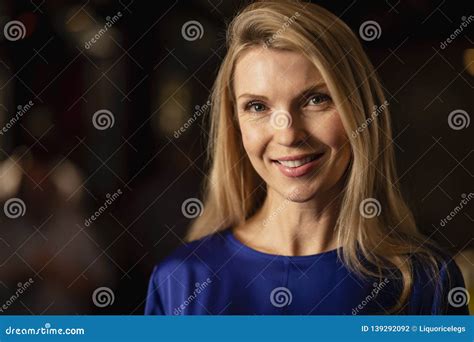 Headshot of a Mature Woman stock photo. Image of clothing - 139292092