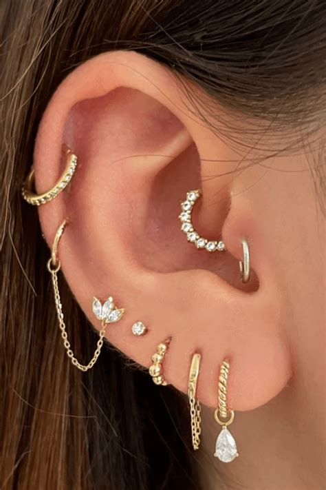 Pretty Ear Piercings Cartilage