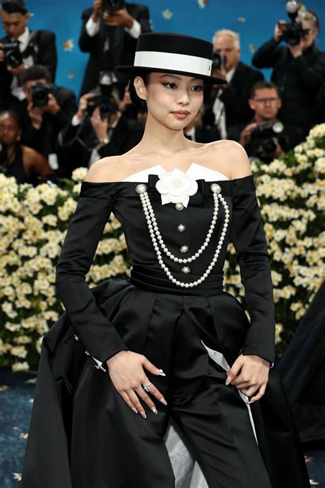 JENNIE at 2025 Met Gala Celebrating Superfine: Tailoring Black Style in