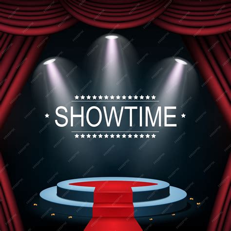Premium Vector | Showtime banner