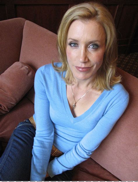 Felicity Huffman Pictures. Felicity Huffman Photoshoot in blue shirt