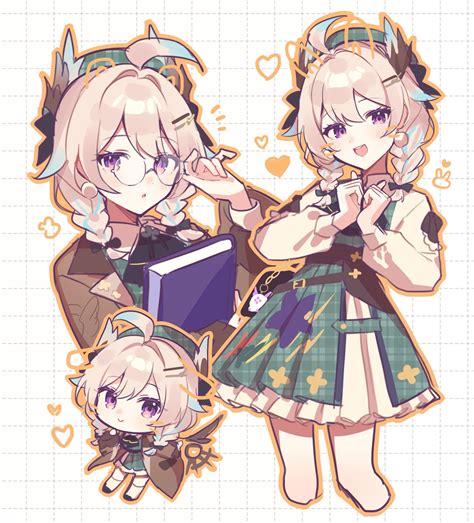 enna alouette and enna alouette (nijisanji and 1 more) drawn by waka