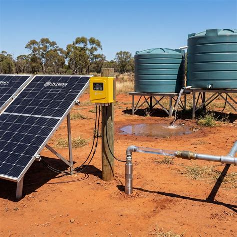solar pump livestock water systems  grid stock watering
