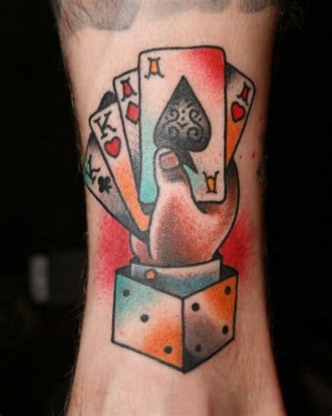 15 High-Class Playing Card Tattoos • Tattoodo