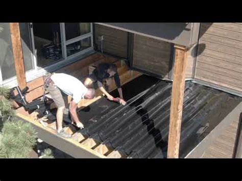 How To Install Trex Rain Escape Deck Waterproof System - Colorado ...