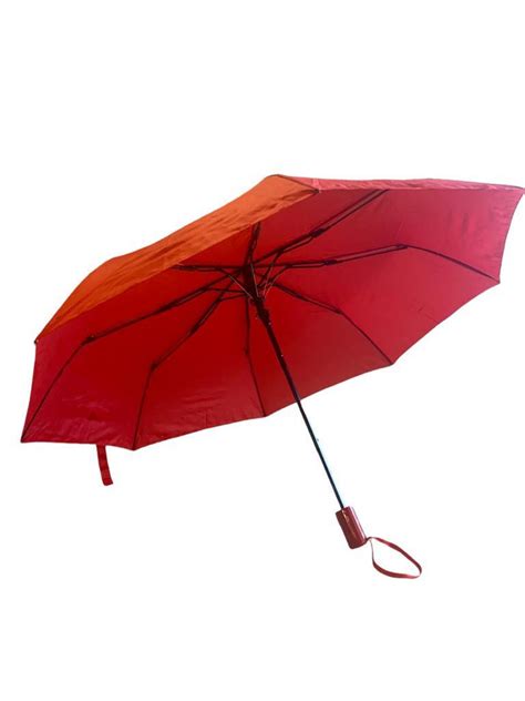 Зонт LANTANA UMBRELLA, Полуавтомат, 3 сложения, красный купить по ...