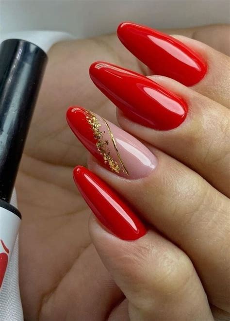 Ideias De Unha Vermelha - 14 Ideias de Unhas Decoradas Vermelhas: Elegância e Estilo nas Pontas ...