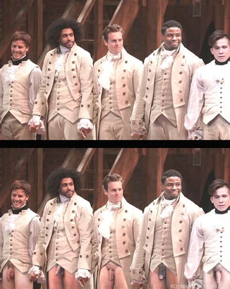 Boymaster Fake Nudes: The cast of Hamilton cock shots