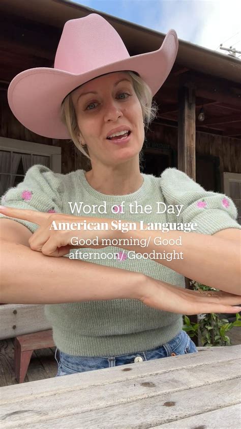 learn basic american sign language   good morning