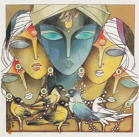biplab biswas indian contemporary art indian folk art abstract art