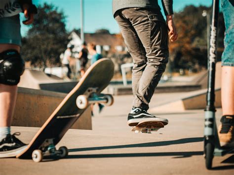 Black and White Skateboard on Skate Park · Free Stock Photo