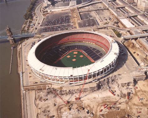 Cincinnati Red’s Ballpark- Cinergy Field Demolition - Projects - O'Rourke