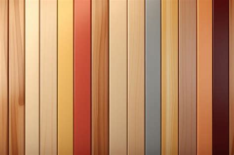 Premium AI Image | background with wooden slats of different colors
