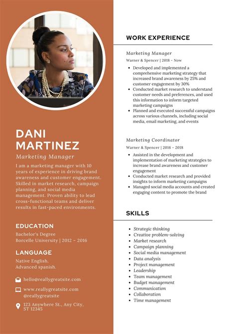 infographic resume examples templates design tips  word template