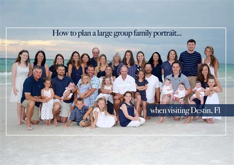 🏖️ How to plan a large group family portrait in Destin, FL