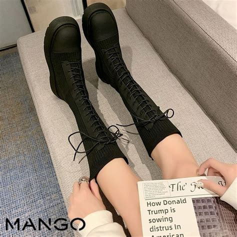 Сапоги MANGO - купить с доставкой по выгодным ценам в интернет-магазине ...