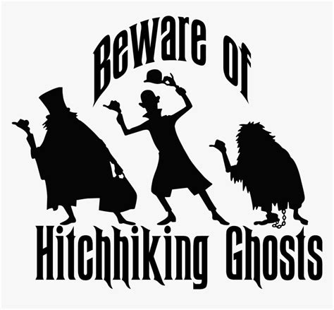 Haunted Mansion Hitchhiking Ghosts, HD Png Download - kindpng