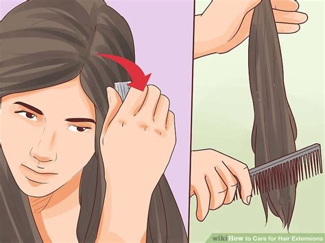 How to Care for Hair Extensions: 14 Steps (with Pictures)