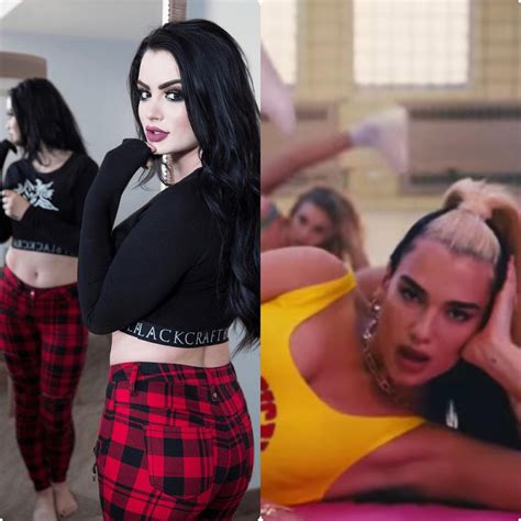 I’ve always dreamt of a Paige and Dua Lipa threesome,both British,both