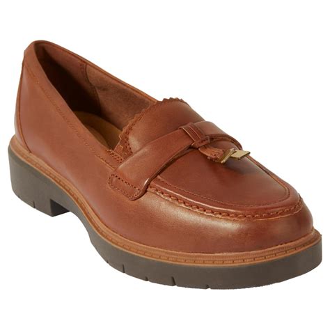 Clarks Collection Westlynn Bella Leather/Suede Loafer - 20841545 | HSN