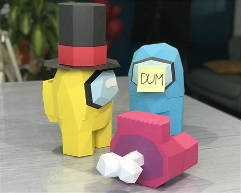 Among Us Papercraft - Printable Papercrafts - Printable Papercrafts