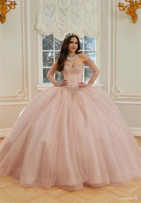 Vestido de 15 años Amalia Rosa - Vestidos 15