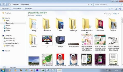 dunia komputer  internet mengenal windows explorer  bagian bagiannya