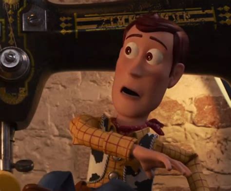 woody scare jumped | Toy story characters, Woody, Woody the cowboy