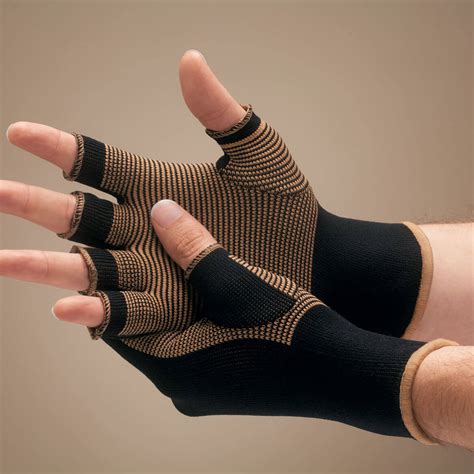 copper compression gloves  bamboo charcoal