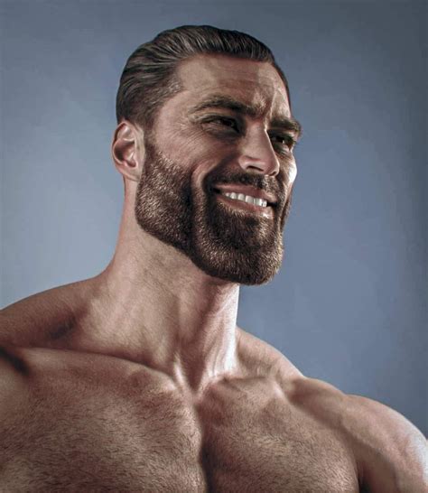 how to draw giga chad