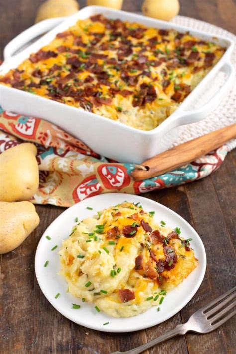 Mashed Potato Casserole - Retro Recipe Box