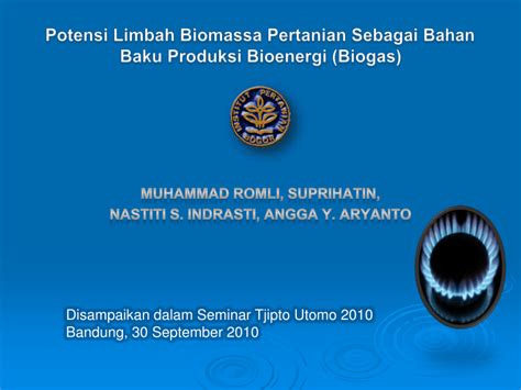 (PDF) Potensi Limbah Biomassa Pertanian Sebagai Bahan Baku Produksi ...