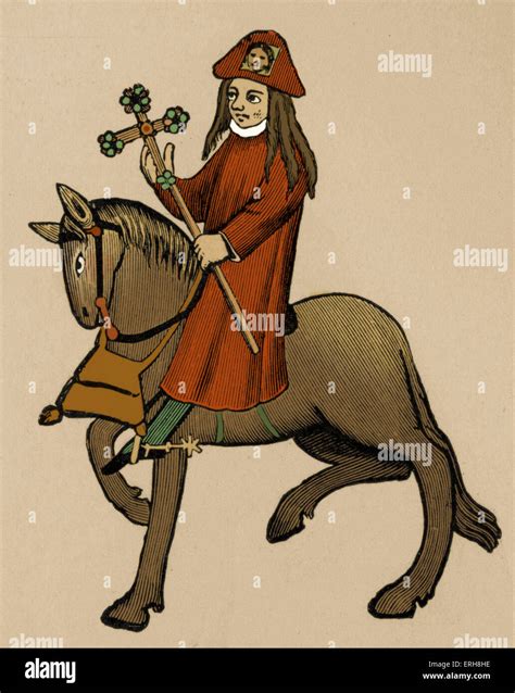 Geoffrey Chaucer ' s Canterbury Tales - The Pardoner on horseback ...