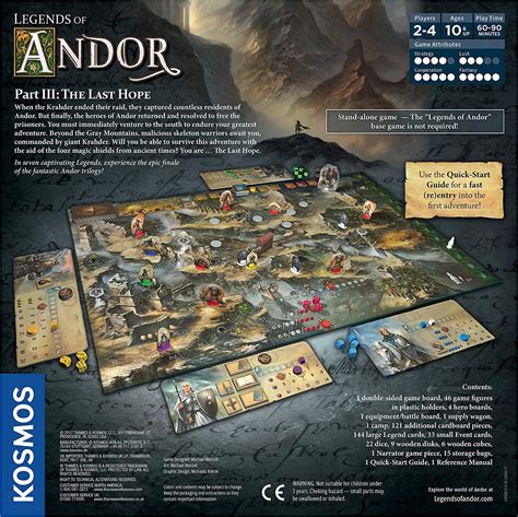 Pin by Gorgi Jurukovski on Game Design | Legends of andor, Alone game ...