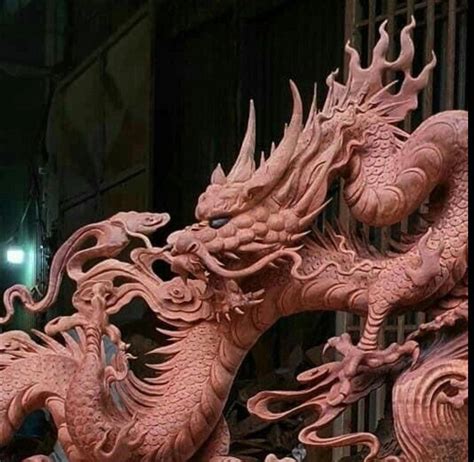 Dragon Wood Sculpture: Majestic Handmade Artistry in Wood Carving – Woodart Vietnam