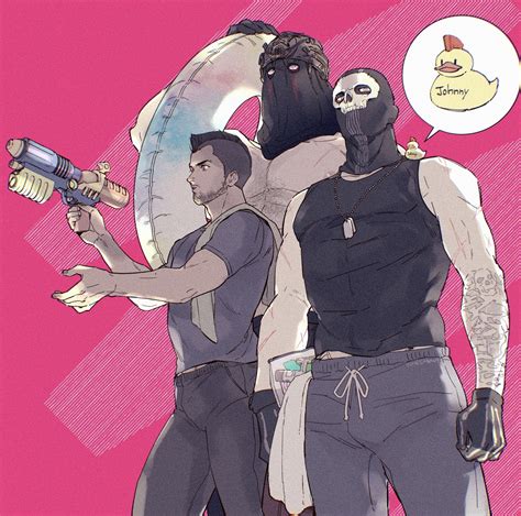 ghost, soap, and konig (call of duty and 1 more) drawn by simesaba69