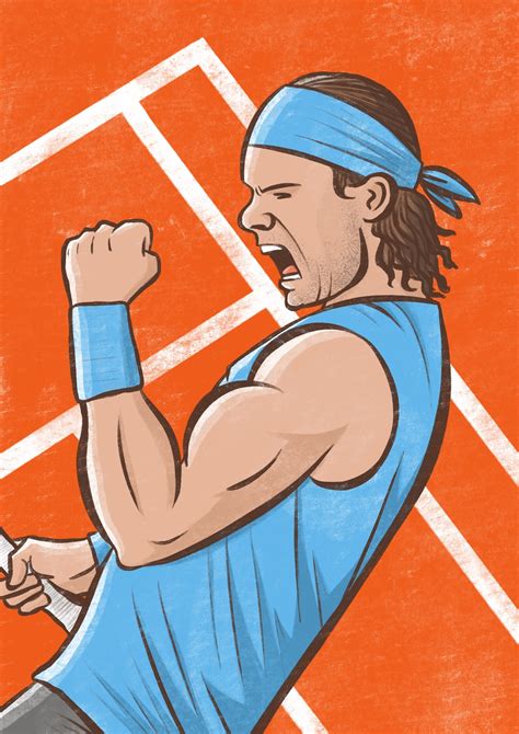 rafael nadal pedro demetriou illustration design