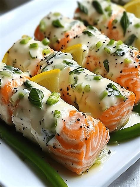 Irresistible Lemon Basil Salmon Rolls for a Delicious Meal