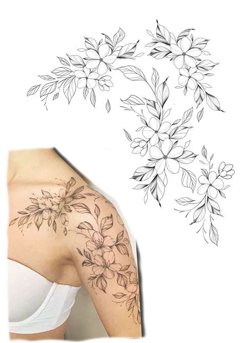 Pin by Luiz Bittencourt on Artes imprimir | Floral tattoo shoulder