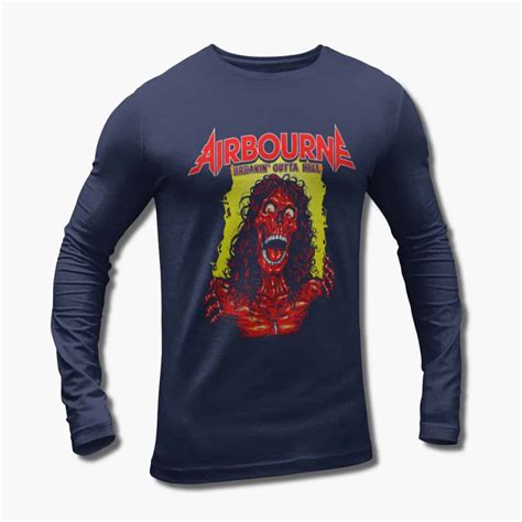 Airbourne Band Long Sleeve T-Shirt, Airbourne Breakin’ Outta Hell ...