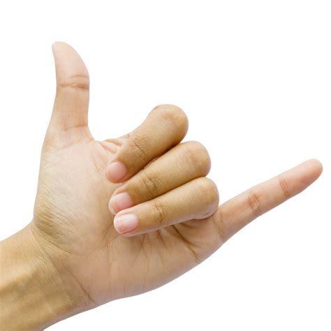 gesturing hand call  png