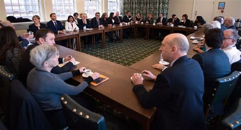 shadow cabinet meeting mirror
